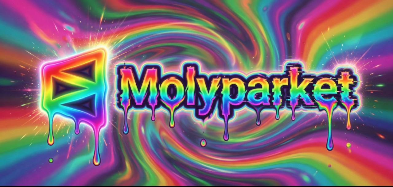 MOLYPARKET — rainbow dripping banner